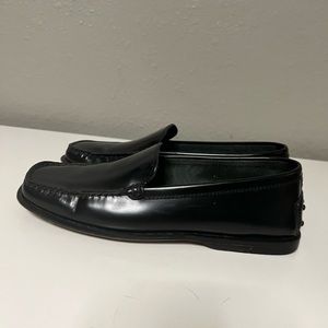 Tods leather loafers